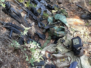 Marmaris'teki otele saldırı düzenleyen darbecilerin silahları ele geçirildi