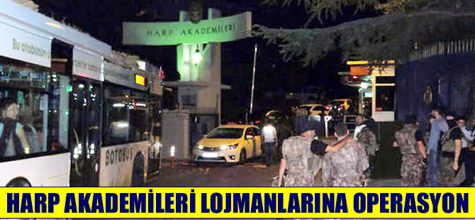 Levent'te Harp Akademileri lojmanlarına operasyon