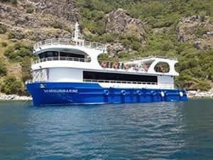 Yarı denizaltı Semisubmarine ile Ege'nin derinliklerine yolculuk