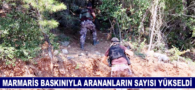 Marmaris baskınıyla ilgili arananların sayısı 11'e yükseldi