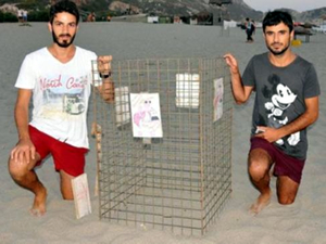 Patara Plajı'nda 195 caretta yuvasını özel ekip koruyor