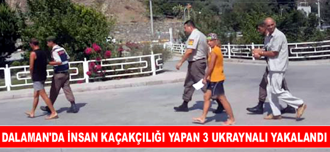 Gulet ile insan kaçakçılığı yapan 3 Ukraynalı tutuklandı