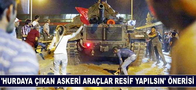 ’15 Temmuz Demokrasi Şehitliği Yapay Resif Alanı’  yapılması için başvuru