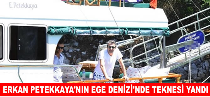 Sanatçı Erkan Petekkaya'nın teknesi yandı