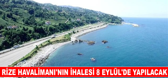 Türkiye'nin denize dolgu ikinci havalimanının ihalesi 8 Eylül'de yapılacak