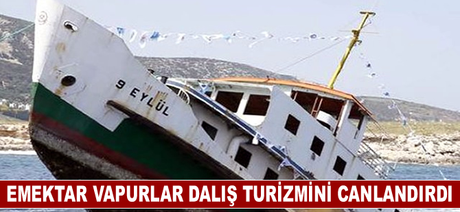 9 Eylül ve Alaybey vapurları dalış turizmini hareketlendirdi