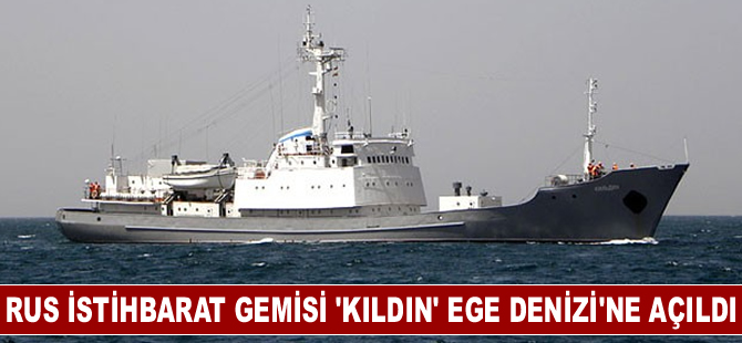 Rus istihbarat gemisi Çanakkale Boğazı'ndan geçti