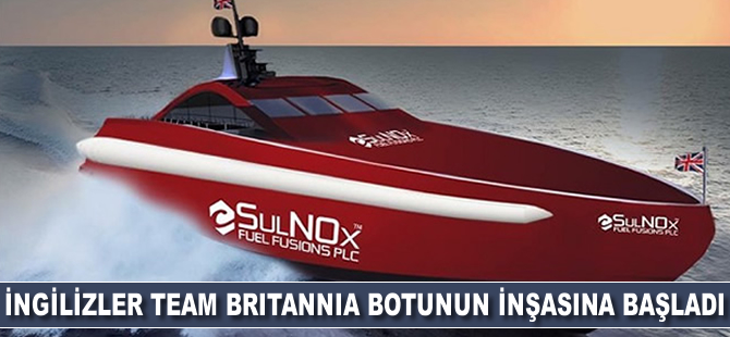 İngiltere’de Team Britannia botunun inşasına başlandı