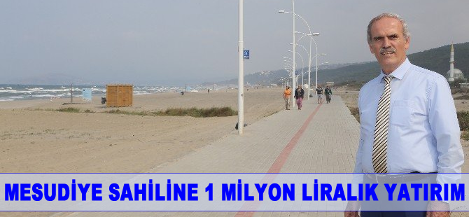 Bursa'da Mesudiye sahiline 1 milyon liralık yatırım