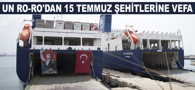 Zafer Bayramı’nda kalkan geminin hasılatı, 15 Temmuz Şehit ailelerine bağışlandı