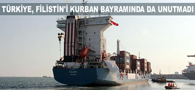 TURKON Holding'e ait M/V ECLIPS, Gazze'ye doğru yola çıktı