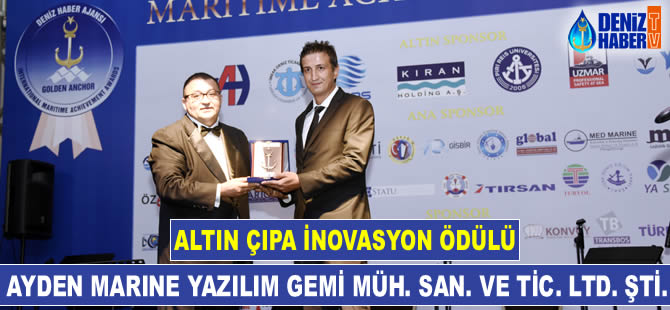 2016 Altın Çıpa İnovasyon Ödülü, Ayden Marine verildi