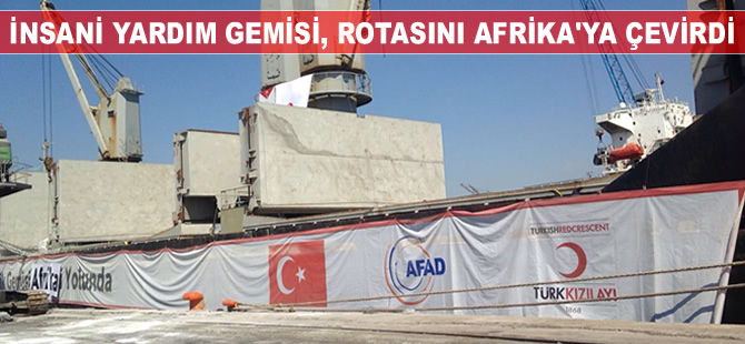 Açlık çeken Afrika ülkelerine Türkiye’den insani yardım