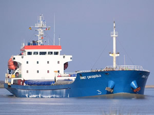 M/V ZINNET CAVUSOGLU isimli Türk bayraklı kuruyük gemisi Portekiz'de tutuklandı