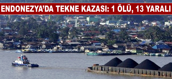 Endonezya'da tekne kazası