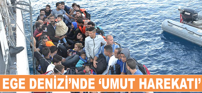 Ege Denizi'nde 'Umut Harekatı'