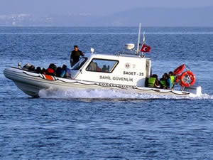 Çeşme açıklarında 53 göçmen SGK ekipleri tarafından kurtarıldı