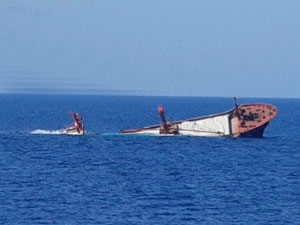 Türk bayraklı M/V MURAT HACIBEKIROGLU-2 isimli genel kargo gemisi, Akdeniz'de battı
