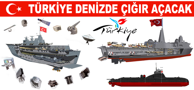 Deniz kuvvetleri için yapılan yerli savunma projeleri hızla devam ediyor