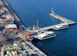 Mudanya iskelesi tekrar faaliyete başladı