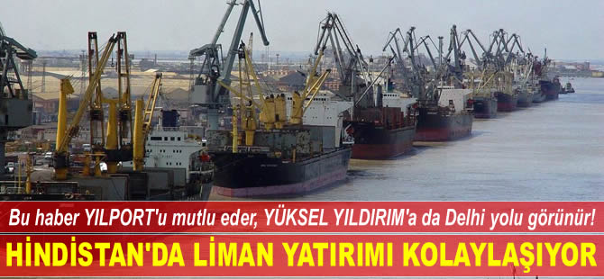 Hindistan'da liman yatırımının önündeki engeller kaldırılıyor