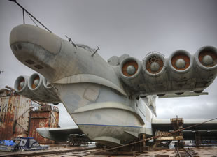 Rusya'nın ürettiği gemi uçak Ekranoplan müzede sergilenecek