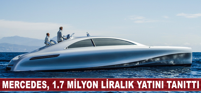 Mercedes 1.7 milyon liralık yatını Monaco'da tanıttı