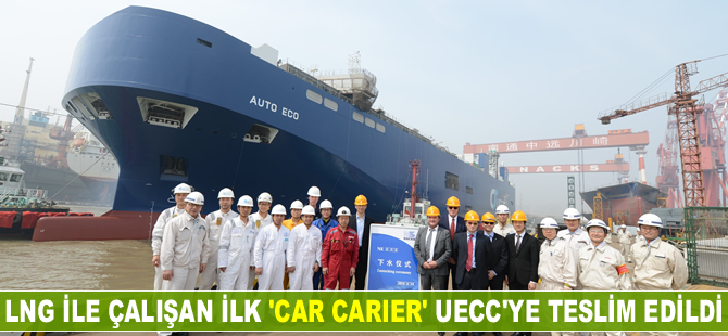 Dünyanın ilk LNG ile çalışan araç taşıyıcı AUTO ECO isimli gemi, UECC'ye teslim edildi