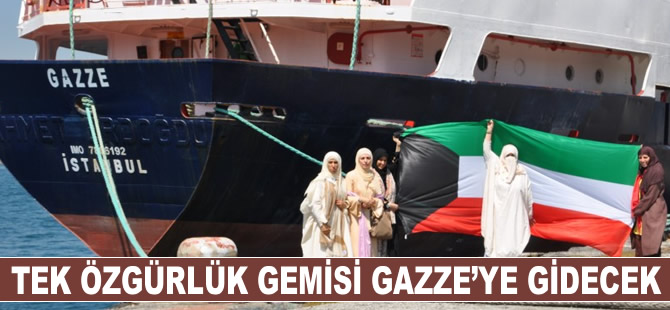 Tek özgürlük gemisi Gazze’ye gidecek