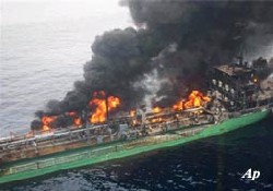 Tanker kazasının bilançosu açıklandı