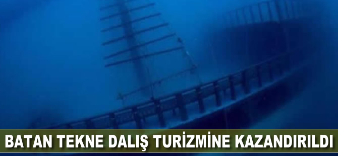 Batan tekne dalış turizmine kazandırıldı
