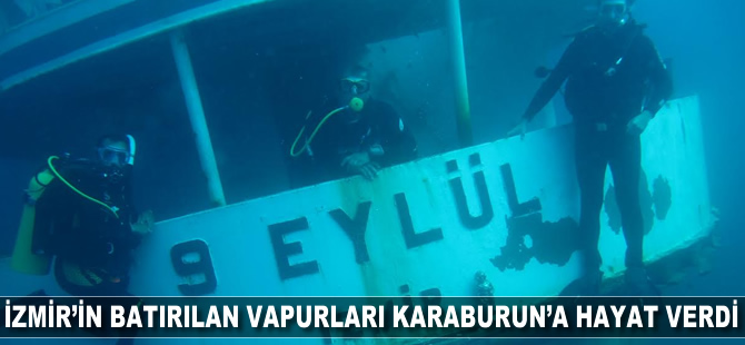 İzmir'in batırılan vapurları Karaburun'a hayat verdi