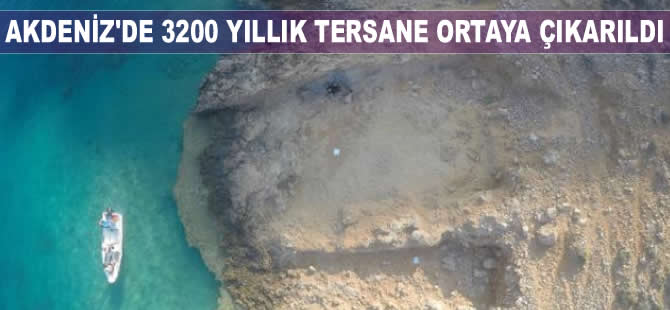 Akdeniz'de 3200 yıllık tersane ortaya çıkarıldı
