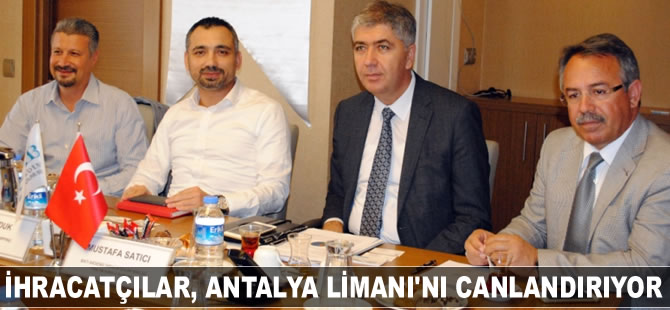 İhracatçılar, Antalya Limanı için COSCOCS yetkilileriyle biraraya geldi