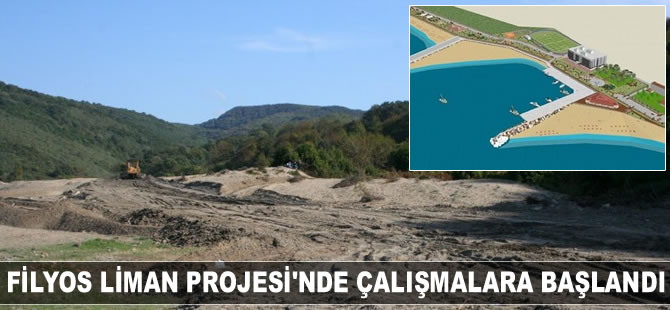 Filyos Liman Projesi'nde alt yapı çalışmalarına başlandı