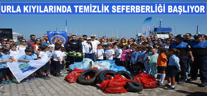 Urla kıyılarında temizlik seferberliği başlıyor