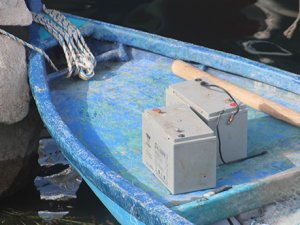 Elektroşok yöntemiyle balık avlarken, drone kamera ile bulundu