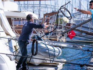 Teos Marina, Mavi Bayrak denetiminden geçti