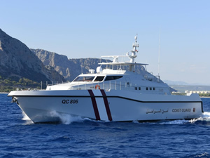 Ares Tersanesi'nde inşa edilen 3 adet devriye botu, Katar Sahil Güvenlik Komutanlığı'na teslim edildi