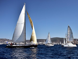 The Bodrum Cup Uluslararası Denizcilik Festivali'ne rekor sayıda tekne katıldı
