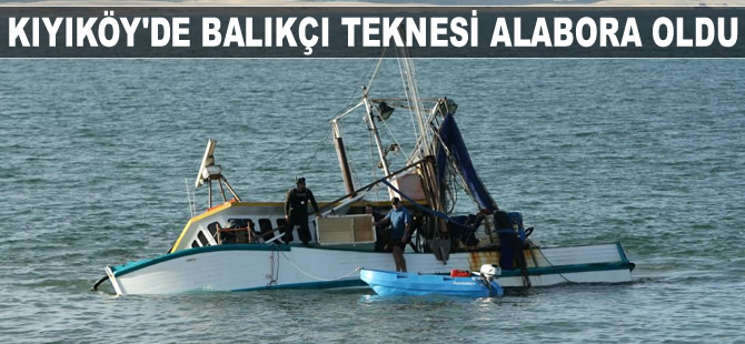 Kıyıköy'de balıkçı teknesi alabora oldu