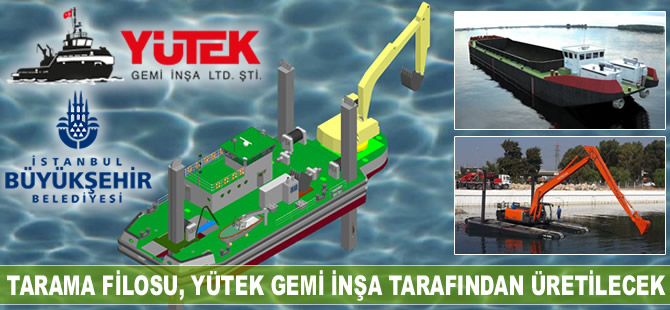 İstanbul'un Tarama Gemi Filo İhalesi'ni YÜTEK Gemi İnşa Şirketi kazandı