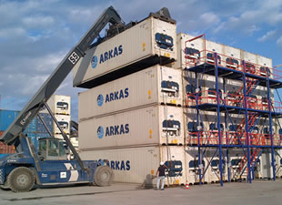 Arkas Line konteynerleri Ukrayna’nın en uzun nehrinde