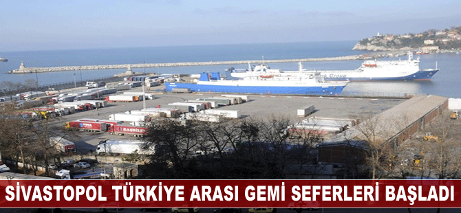 Sivastopol, Türkiye arasında gemi seferleri başladı