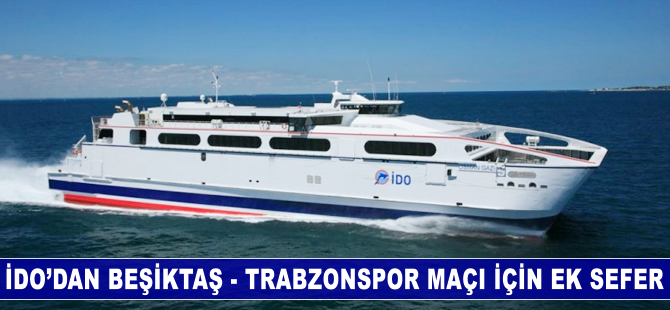İDO’dan Beşiktaş-Trabzonspor maçı için ek sefer