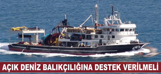 Açık deniz balıkçılığına destek verilmeli