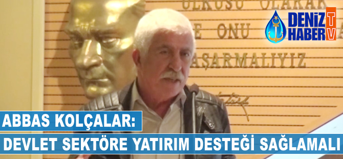 Abbas Kolçalar: Devlet sektöre yatırım yapmalı