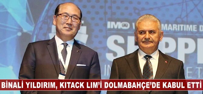 Başbakan Binali Yıldırım, IMO Genel Sekreteri Kitack Lim'i kabul etti