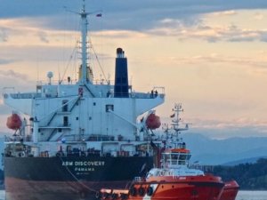 Denizi kirleten gemiye 106 bin lira ceza kesildi