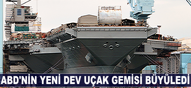 ABD’nin yeni dev uçak gemisi büyüledi